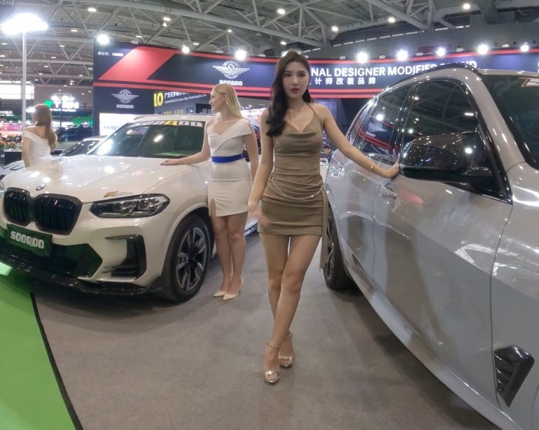 小露娜 shenzhen jiuzhou modified car show