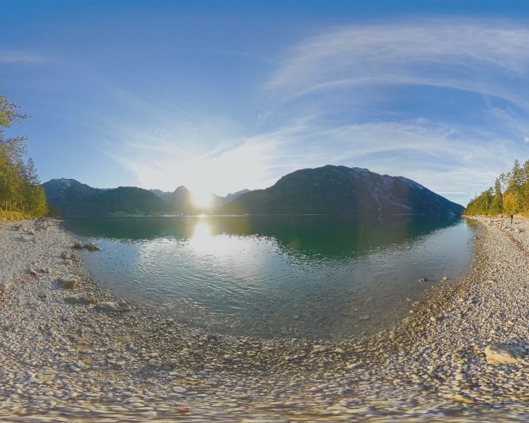 免费的vr资源 奥地利蒂罗尔阿琴湖的夜晚 Achensee Tyrol Austria