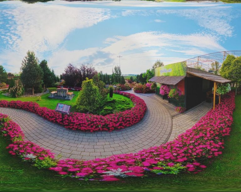 VR体感 飞越波兰花园 Flight over the best flower garden in Poland