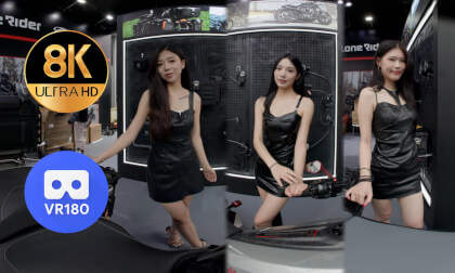 vr互动设备 美女嫩模