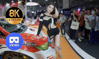 VR资源视频 2025AIT booth-EddyStar车模名场面