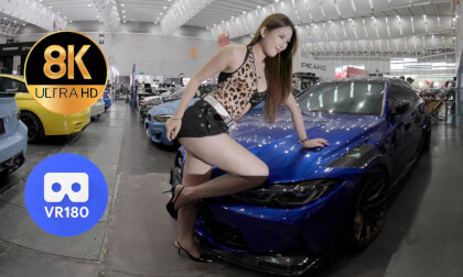 vr180下载 豹纹御姐 长腿车模